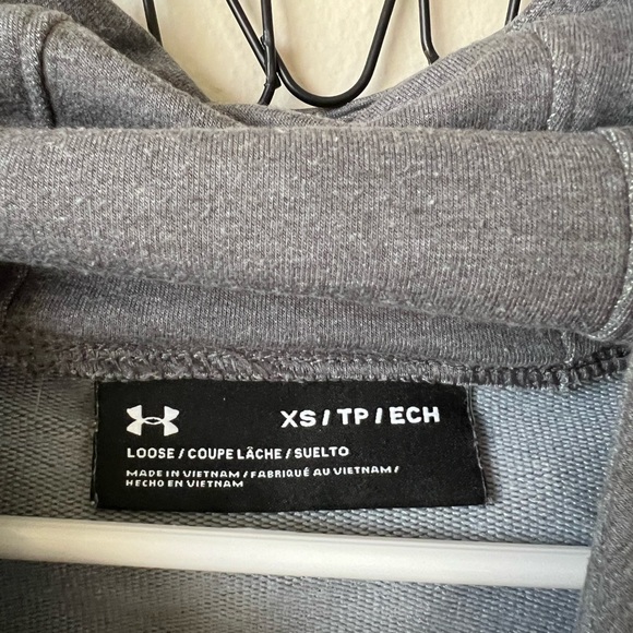 Under Armour Utah Muscle Crop Hoodie - Picture 2 of 4